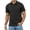 02-Black, variant on QDG Mens Polo Short Sleeve Shirt Casual Button Polo T Shirt with Pocket Designed Collared Golf Shirt Green S