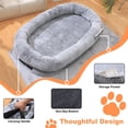 thumbnail image 6 of Human Dog Bed for Adult, 72"x48" Human Sized Dog Bed for People(Grey), 6 of 7