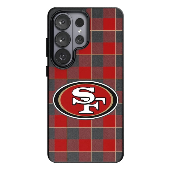 Keyscaper San Francisco 49ers Plaid Galaxy Magnetic Bump Case
