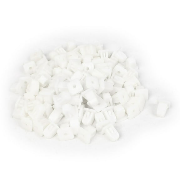 Unique Bargains 100 Pcs 8mm Hole Plastic Rivet Interior Trim Panel Car Door Retainer Clips