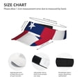 thumbnail image 3 of Texas Flag Sport Visor Hats Sun Protection Outdoor Activity For Women Men, 3 of 7