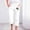 White, variant on Elvqul Cotton Capris for Women Plus Size 4th of July Pockets Womens Capris Drawstring White XXL