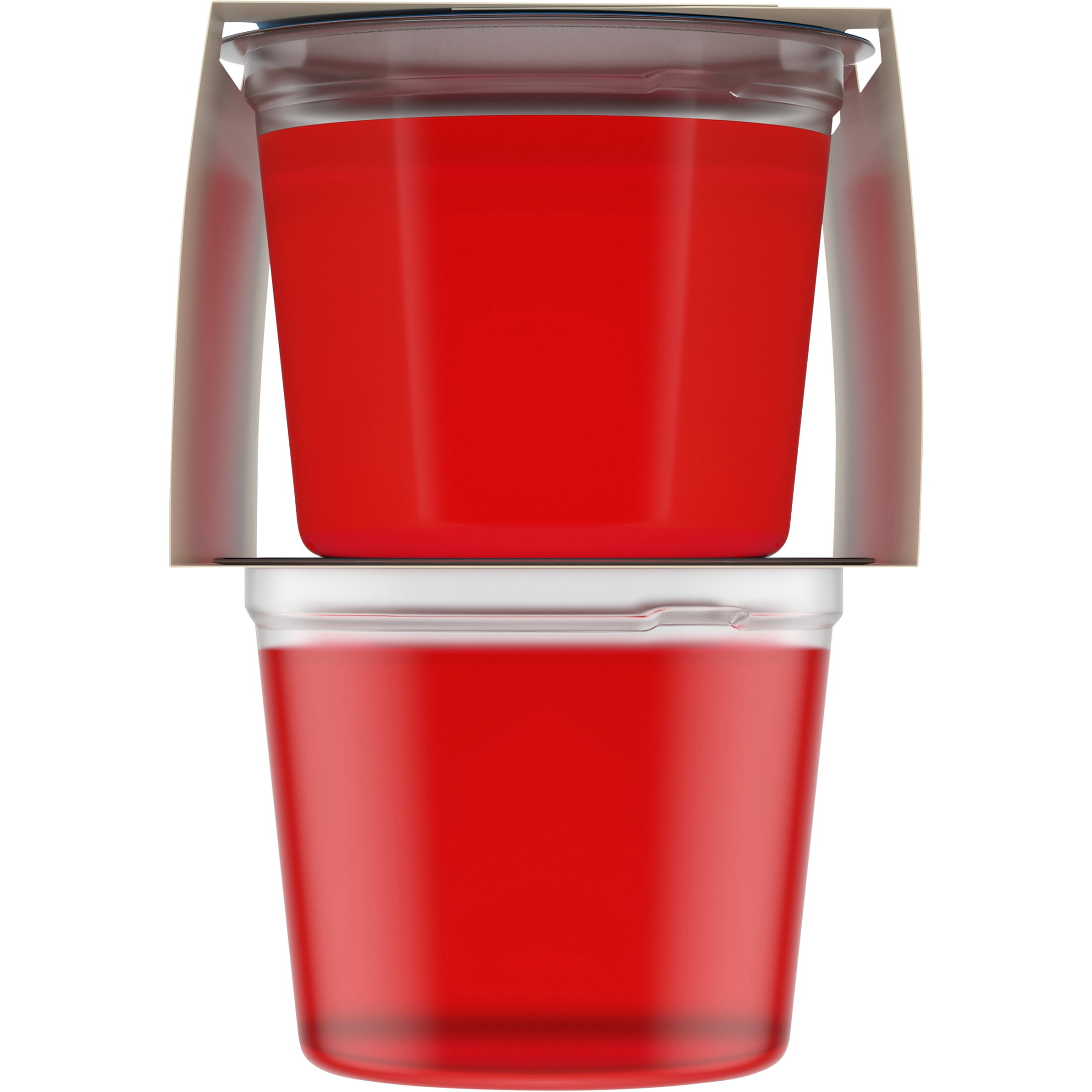 Kool-Aid Gels Cherry Jell-O Gelatin Snacks, 4 Ct Cups