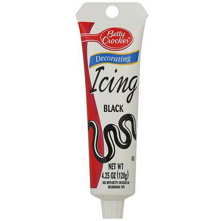 Betty Crocker Decorating Black Icing, 4.25 oz (Pack of 6) - Walmart.com