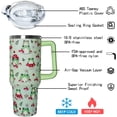 thumbnail image 6 of Ceovfoi 40 oz Frog Tumbler With Handle, Lid and Straw - Cute Green Kawaii Mushroom Gifts for Women, Decor, Accessories, 6 of 6