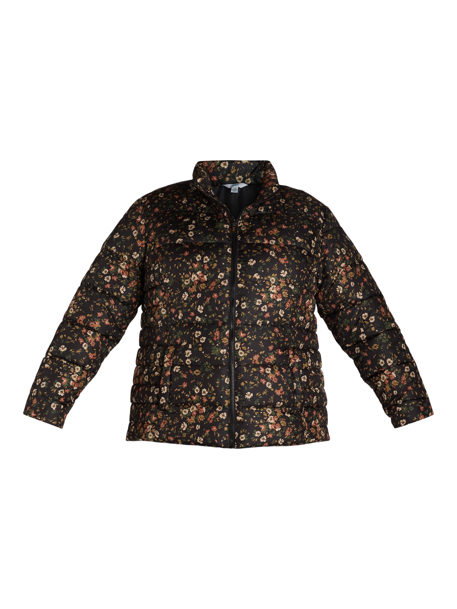 Time and Tru Women's and Women's Plus Core Puffer, Sizes XS-3X