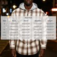 thumbnail image 4 of YODETEY Men’s Hooded Plaid Flannel Shirt Jacket, Midweight Casual Long Sleeve Plaid Shacket, Big and Tall ,Size M-4XL, 4 of 6