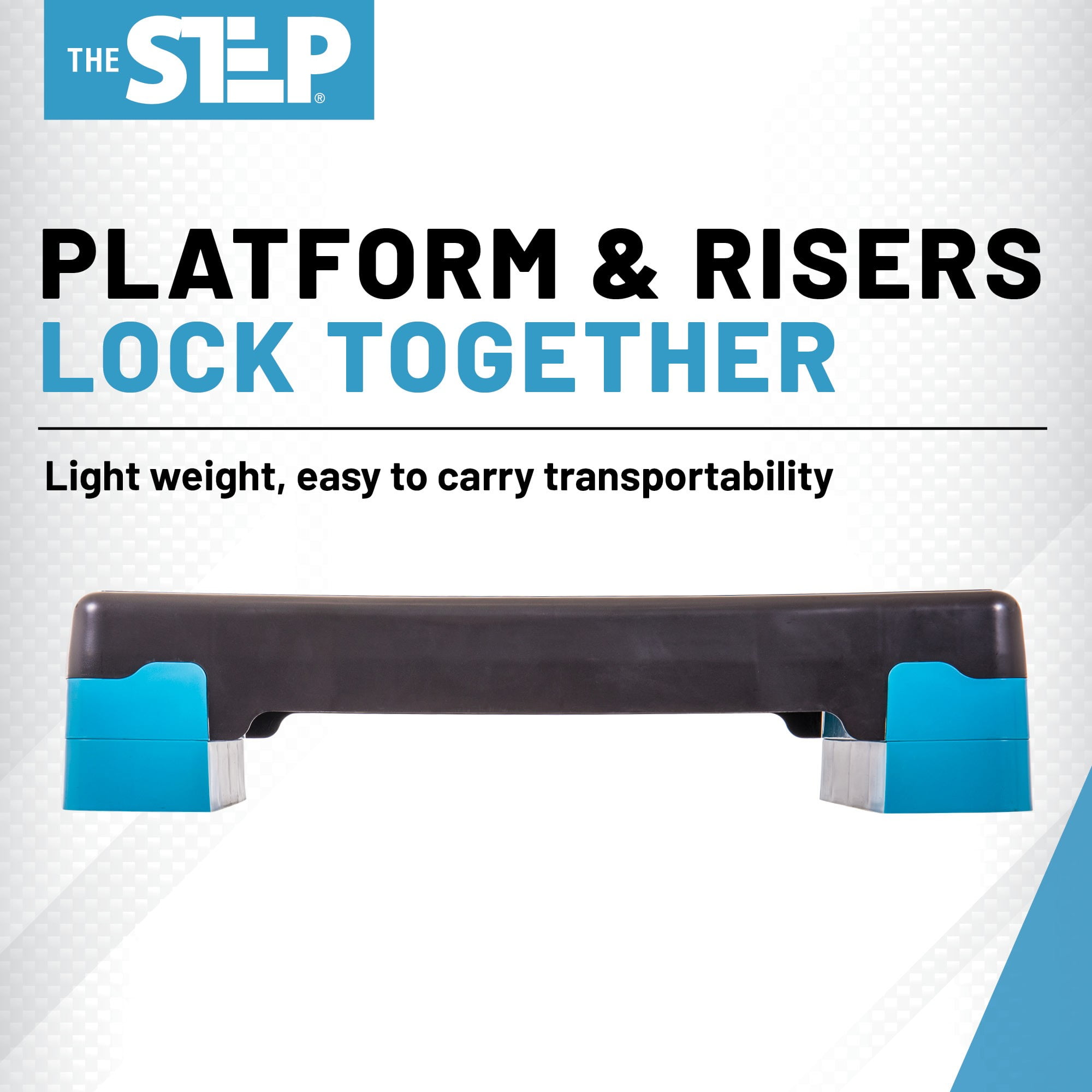 The Step - Adjustable Aerobic Step Platform for Cardio and Strength Training