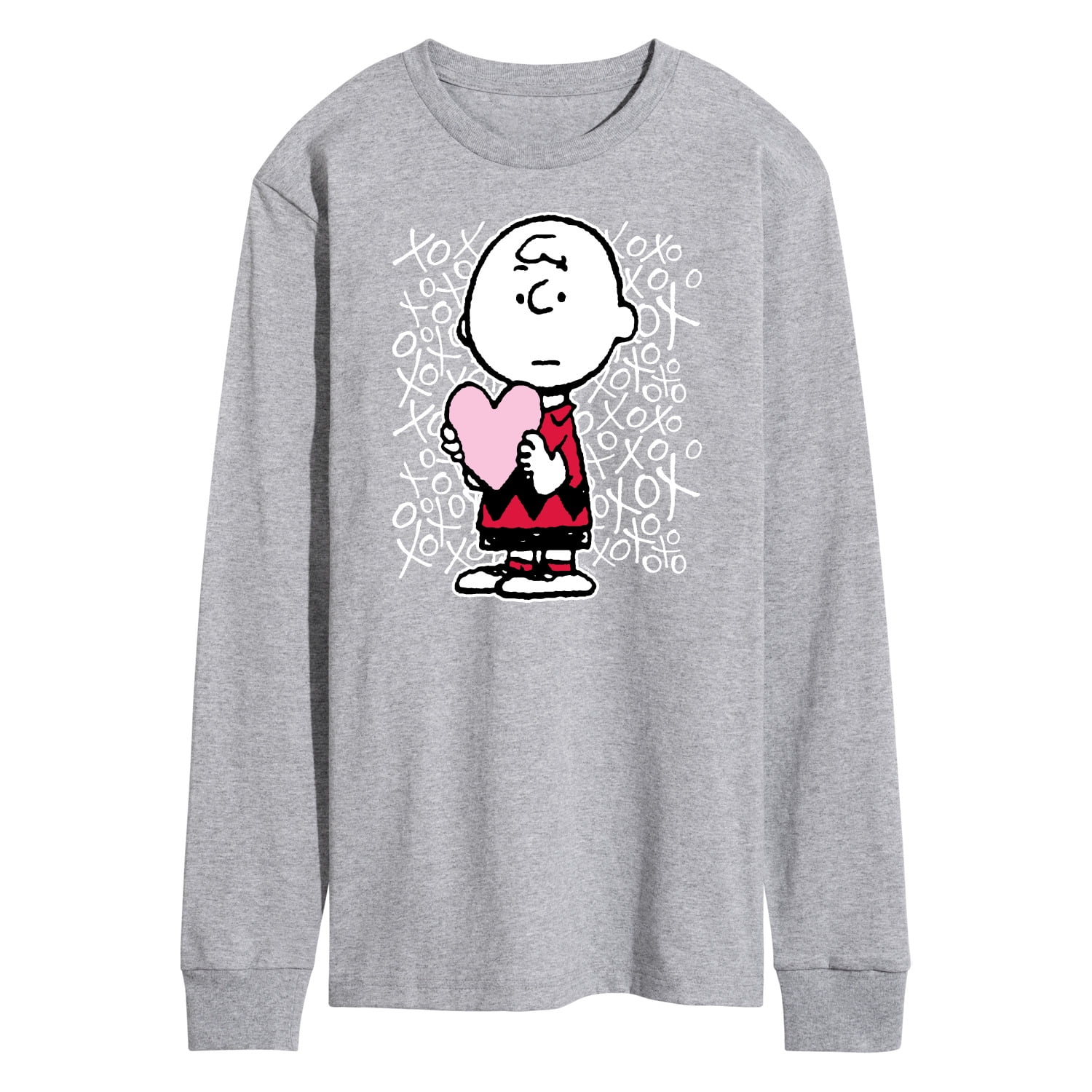 Peanuts Charlie Brown Xoxo Men's Long Sleeve TShirt