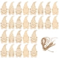 thumbnail image 1 of 40pcs Diy Painting Wood Blank Wood Gnome Crafts For Home School Decoration, 1 of 9