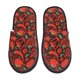 thumbnail image 1 of Balery Tomatoes And Chili Pantuflas de Casa de Felpa Silenciosas con Diseño Estampado, Zapatillas Cómodas Antideslizantes de Algodón para Interior-Medium, 1 of 8