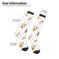 thumbnail image 2 of Salouo Bees And Flowers Print Women's Men's Ankle Socks 1-pack Casual Athletic Socks for Unisex Adult Moisture-Wicking Socks for Daily Wear/Running/Sport, 2 of 8
