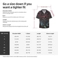 thumbnail image 5 of Lsque Dreamcatcher print Men's Cuban Collar Short Sleeve Shirt Summer Beachwear Casual Button Down Fashionable Vacation Leisure Shirt-Medium, 5 of 7