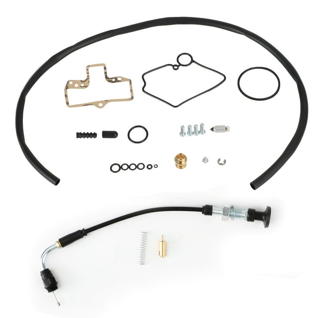 Carburetor Carb Rebuild Kits & Choke Cable For Harley MIKUNI HSR42 HSR45 HSR48