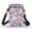 Bunny Blooms, variant on Clover Coins Women Crossbody Bag with Double Deck Shoulder Bag Unique Gift Polyester