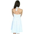 thumbnail image 2 of Scully PSL-053-WHT-XS Female Cotton Halter Cantina Dress- White - Extra Small, 2 of 2