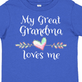 thumbnail image 4 of Inktastic My Great Grandma Loves Me Heart Great Grandchild Boys or Girls Toddler T-Shirt, 4 of 5