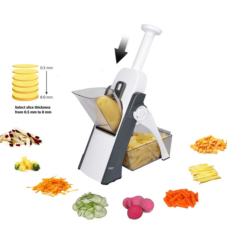 Vegetable Cutter Safe Mandoline Slicer TikTok Adjustable Vegetable Chopper  Multi-purpose Food Vegetable Slicer for Kitchen 