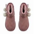 thumbnail image 6 of Kids Winter Snow Boots, Girls Boys Comfy Faux Fur Lined Short Boots Slip On Furry Outdoor Warm Ankle Boot, 6 of 7