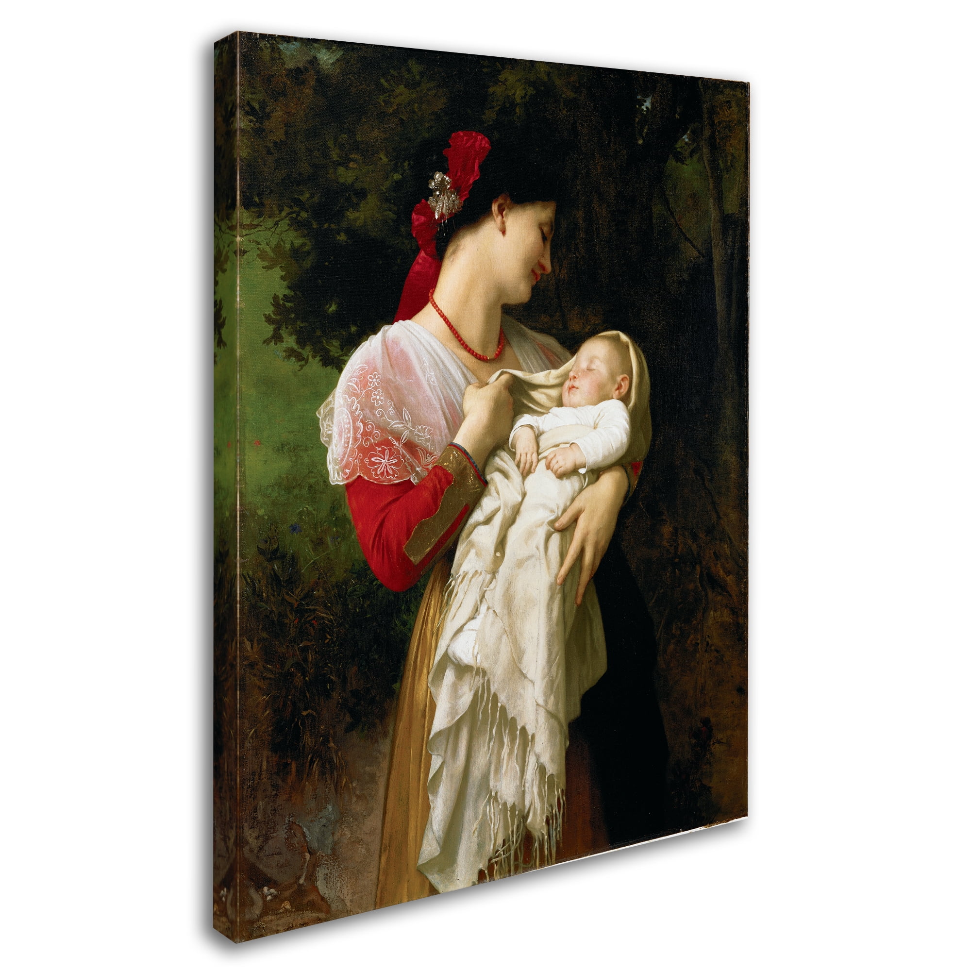 William-Adolphe Bouguereau 'Mother and Child' Canvas Art