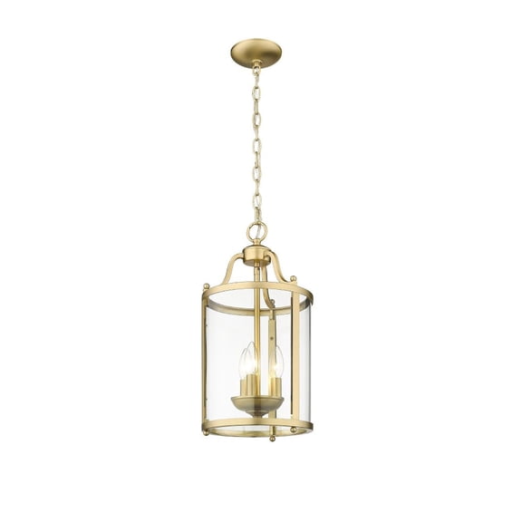Golden Lighting Payton 3-light Pendant in Brushed Champagne Brass