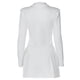 thumbnail image 4 of Vestido liso de mujer con cuello en V profundo y bordes con volantes - Poliéster-spandex, otoño/invierno, ropa informal para fiestas, tallas S-L, 4 of 8