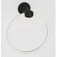 thumbnail image 2 of Alno A7340-SN Royale Acrylic 6" Diameter Towel Ring - Nickel, 2 of 7