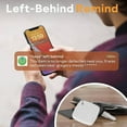 thumbnail image 2 of GJX 2Pcs Tracker,Premium Tracking Device Featuring Seamless Apple Find My Connectivity,Versatile GPS Trackers Ideal for Personal and Travel Use,Black, 2 of 5