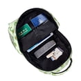 thumbnail image 3 of Yiaed Green Avocado Print School Backpack College Backpack Daypacks for Students High School Spacious and Durable Daypack for Work and Travel-One Size, 3 of 6