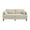 Beige, variant on Homefun Modern Chenille Sofa 2-Seater Wood Legs LED Lighting USB Port Storage Bag Small Space Furniture