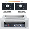 thumbnail image 5 of Hot Dog Roller, Stainless Sausage Grill Cooker Machine with Removable Drip Tray (750W/1050W/1350W/1650W), 5 of 7