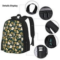 thumbnail image 5 of Naloa Bear Sunflower Print Large Capacity Backpack Lunch Bag Pencil Case Combination 3 Piece Set for Student, 5 of 8