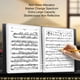 thumbnail image 3 of Carpeta De Música, Soporte De Partituras De PP Resistente Al Desgarro, Diseño De Resorte Doble Grabable Para Bandas, 3 of 7