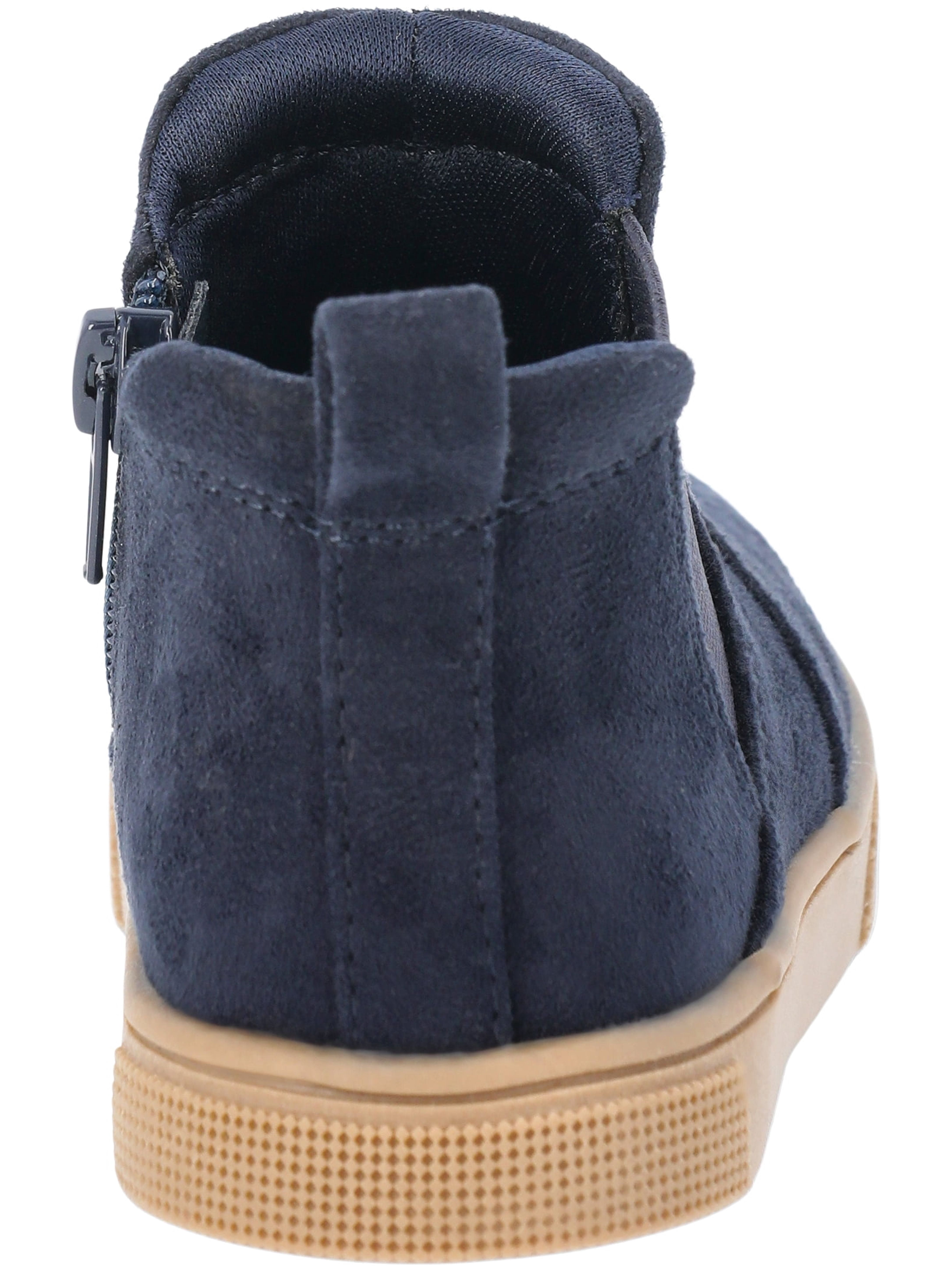 Wonder Nation Baby and Toddler Boys’ Microsuede Sneaker Boots