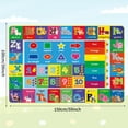thumbnail image 2 of Kids Play Rug ABC Educational Area Rug, Alphabet Animal Soft Non-Slip Carpet for Toddler Bedroom Playroom 39.4X59 INCH Blue, 2 of 5