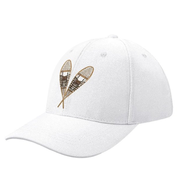 Conjunto de zapatillas de nieve Vintage rústico, gorra de béisbol negra, sombrero de Navidad, ropa de Golf para hombres y mujeres