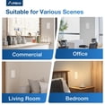 thumbnail image 3 of Amico 50 Pack Single Pole Light Switch with Wall Plate, UL Listed, 15A 120/277V, On/Off Rocker Paddle Interrupter Wall Switch, Grounding Screw, Resid, 3 of 6