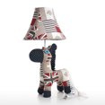 thumbnail image 4 of Lámpara de mesa US Plug Lamp Lámpara decorativa de animales ajustable Tooarts Escultura de arte de tela, 4 of 6