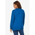 thumbnail image 2 of Woman Within Plus Size Perfect Long-Sleeve Cardigan Sweater, 2 of 6