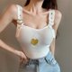thumbnail image 2 of Txlixc - Mini camisola tejida de verano para mujer con correa para el hombro Txlixc Sexy, 2 of 7