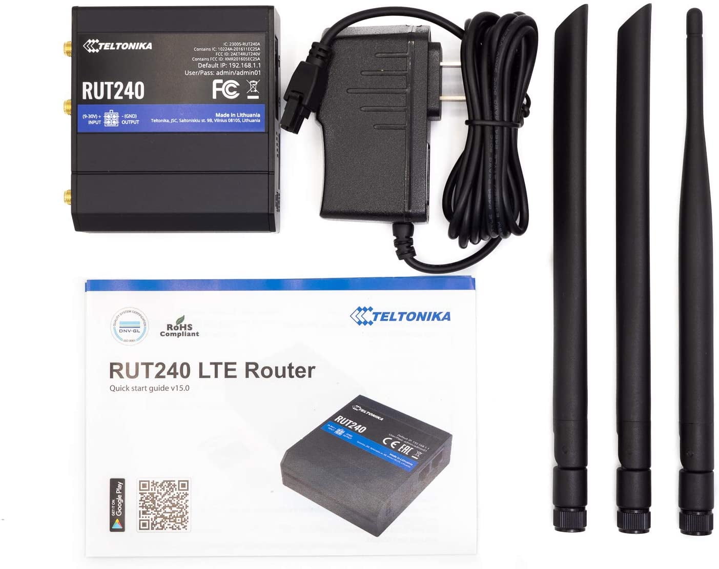 Buy Teltonika RUT240 Wi-Fi router Built-in modem: LTE 150 MB/s