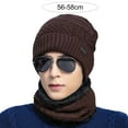 thumbnail image 6 of 2Pcs/Set Winter Beanie Hat Scarf Touchscreen Gloves Set for Men and Women, Beanie Gloves Neck Warmer Set with Warm Knit Fleece Lined, 6 of 8