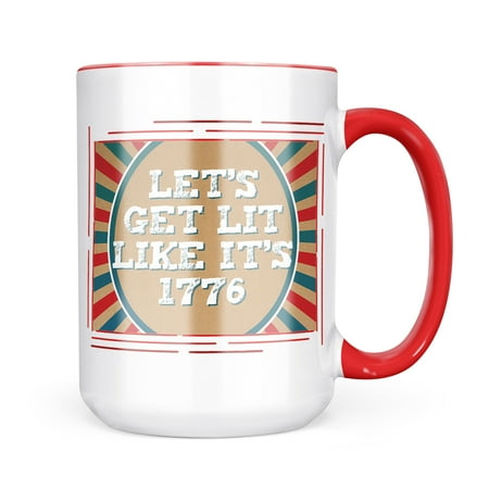 

Christmas Cookie Tin Let s Get Lit Like It s 1776 Fourth of July Vintage Poster Design Mug gift for Coffee Tea lovers