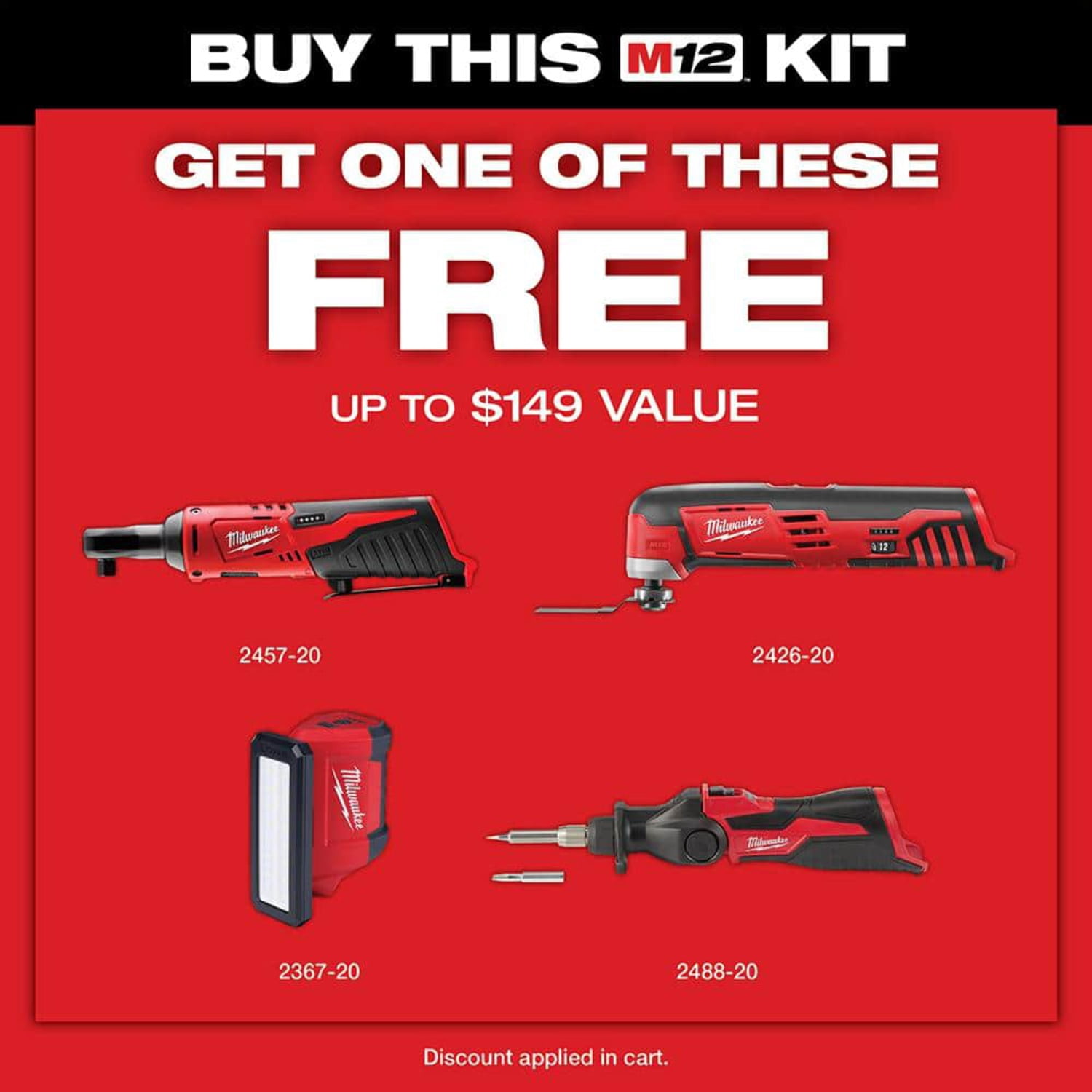 Milwaukee Tool M12 Brushless Rotary Tool Kit