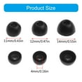thumbnail image 3 of 3 Pairs Silicone Eartips Ear Plug Earbuds Cover Replacement Anti-slip Eartips Protective Sleeve for Studio Buds/Fit, 3 of 8