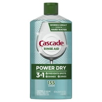 Cascade Platinum Aid Dishwasher Rinse Agent, Regular Scent, 16 Fl Oz (Pack of 4)