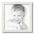 thumbnail image 2 of ArtToFrames 14" x 14" White Satin Picture Frame, 14x14 inch White MDF Poster Frame (WOM-5179), 5 Pack, 2 of 8