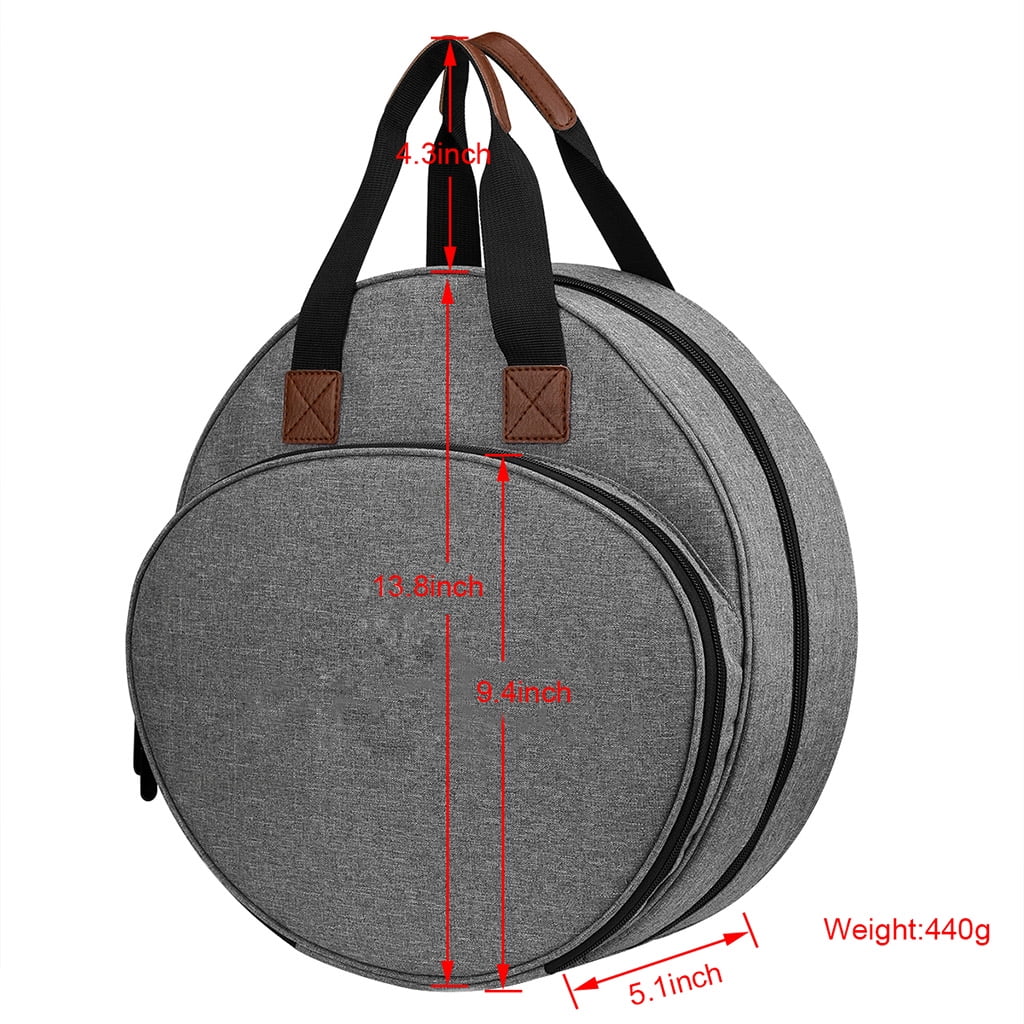 Round Crochet Hooks Knitting Bag Organizer Yarn Storage for Case Sewing Tools To