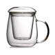 thumbnail image 1 of sweethay Taza de té Taza de café Suministros para el hogar Accesorios para el hogar Sin rebabas Tapas exquisitas Tazas Ahorro de espacio Teteras, 1 of 6