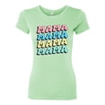 thumbnail image 2 of Wild Bobby Mama Mama Mama Women Slim Fit Junior Tee, 2 of 6